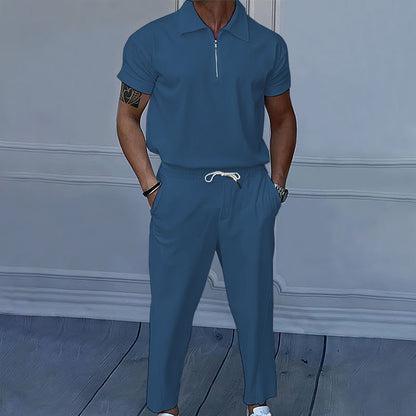 Shorts pour hommes avec fermeture éclair et taille élastique Chic und Stil