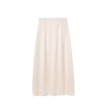 Jupe Maxi en Satin Femmes Chic und Stil