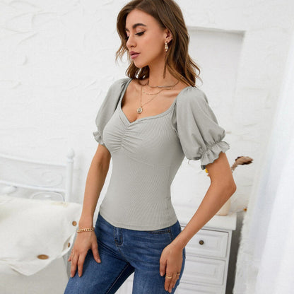 Bodies pour femmes avec manches bouffantes et fronces Chic und Stil