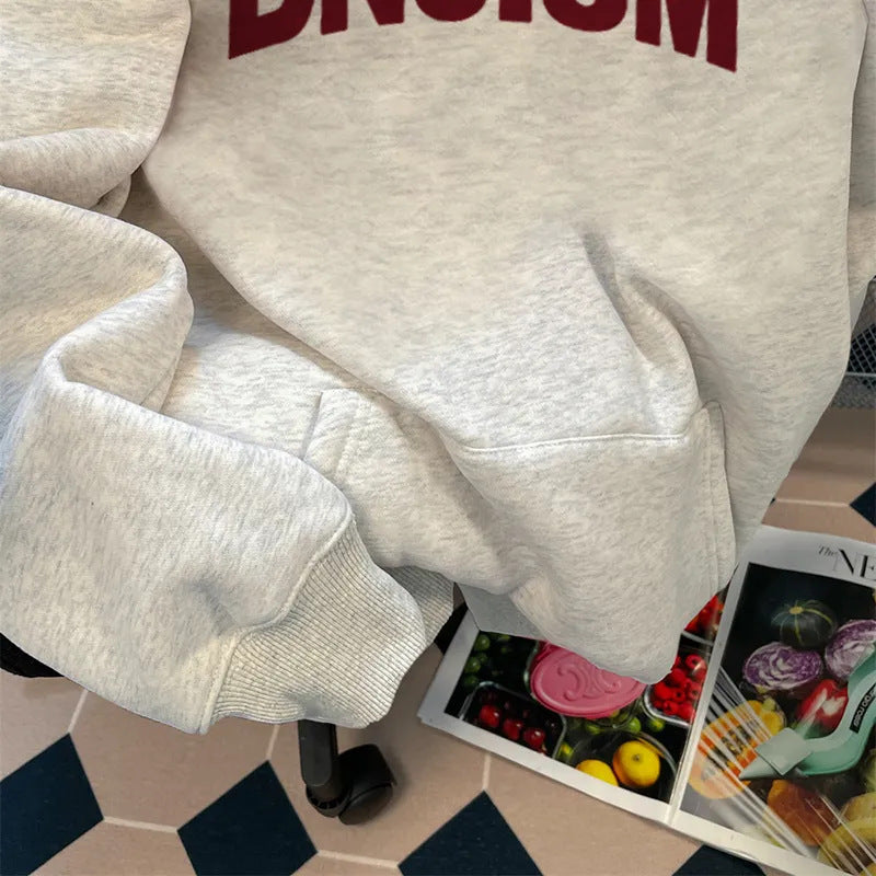 Hoodie femme avec grande lettre Chic & Stil