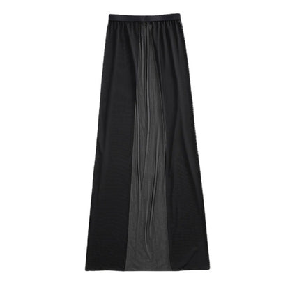 Dames robe de bain maxi transparente Chic und Stil
