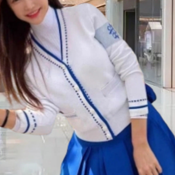 Dames cardigan à la mode avec design texturé et poches Chic und Stil