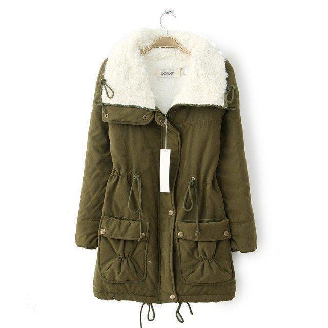 Casual quilted jacket for women with cozy lining and adjustable drawstring waist Chic und Stil
