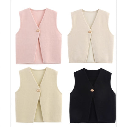 Dames élégante gilet en tricot Chic und Stil