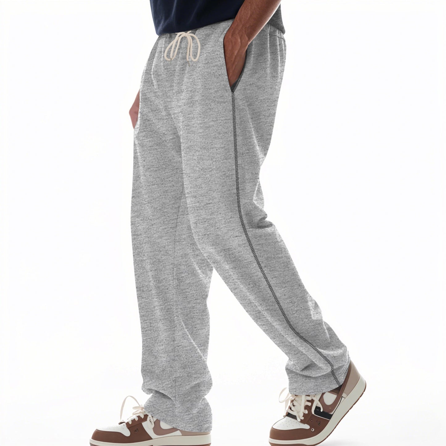 Casual pants for men with a comfortable belt Chic and Style