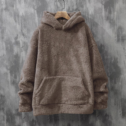 Ladies Cozy Fleece Pullover with Hood and Practical Pockets Chic and Style