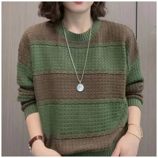 Pull en tricot pour femmes avec un design texturé et une coupe décontractée Chic und Stil