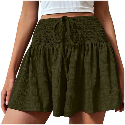 Jupe évasée smockée pour femmes Chic und Stil