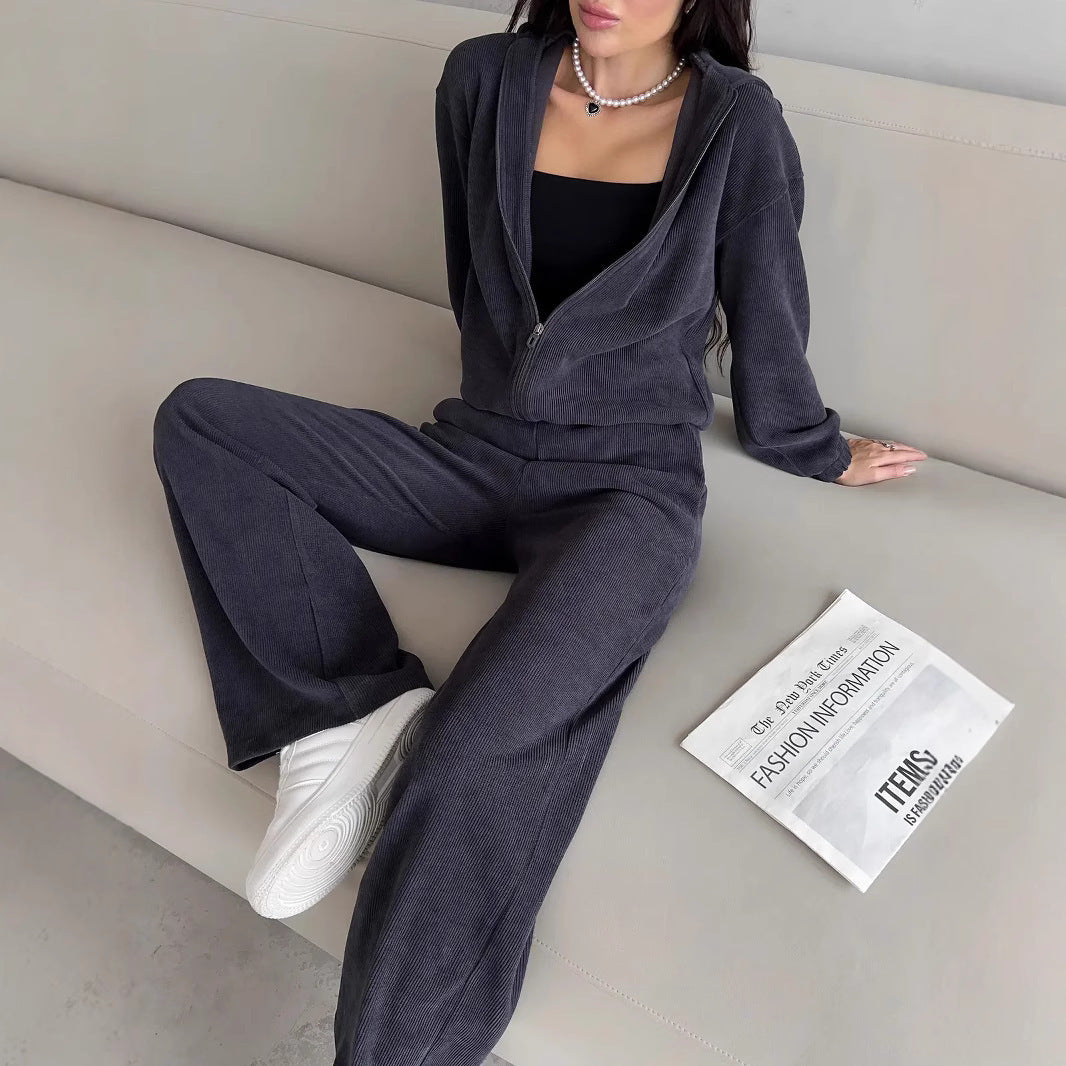 Dames Haut de fonction cropped sportif avec fermeture éclair et coupe ample Chic und Stil