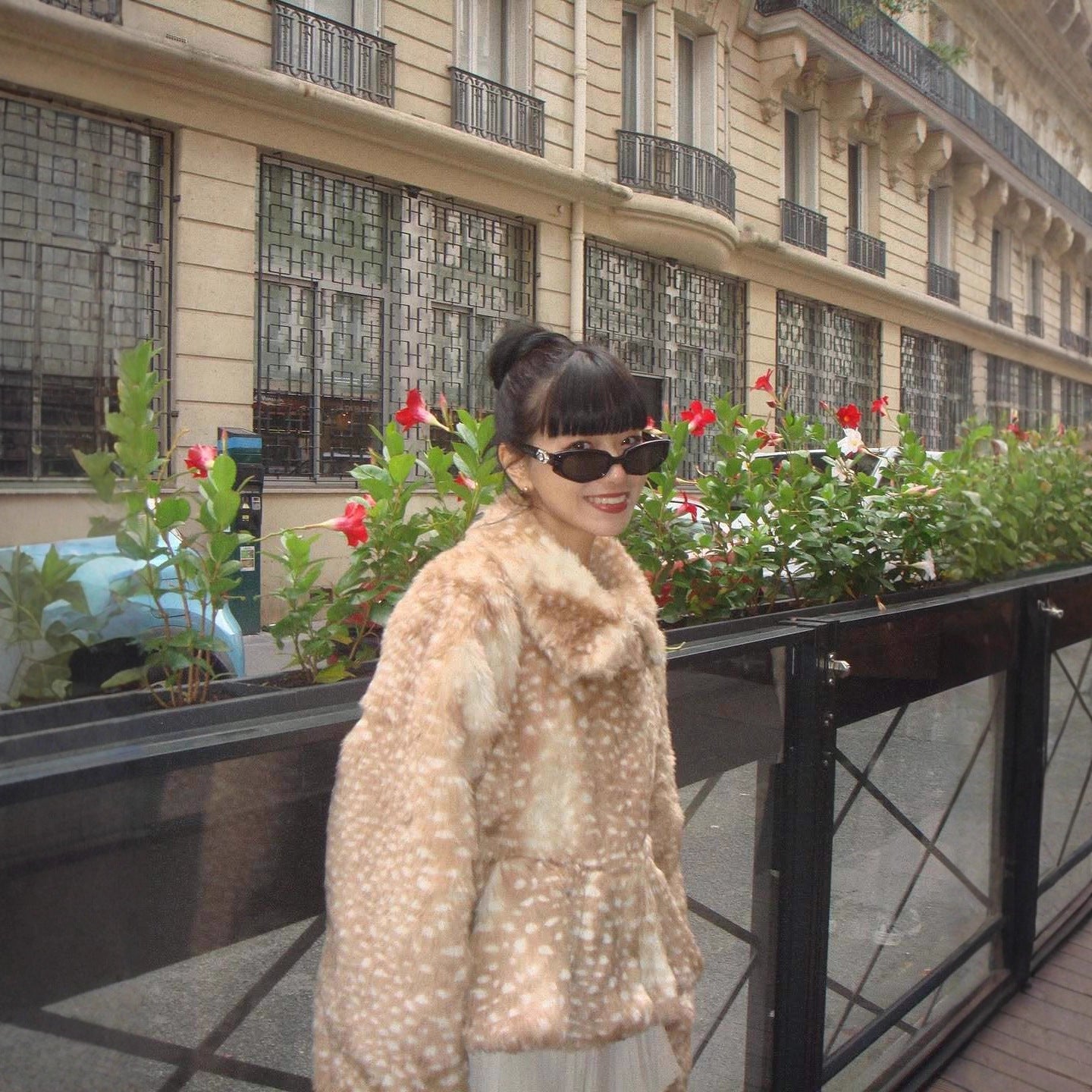 Veste en fourrure synthétique pour femmes Chic & Stil