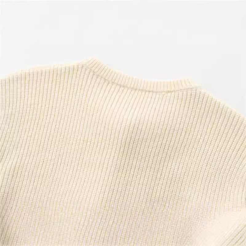 Dames élégant pull avec détails en nœud Chic und Stil