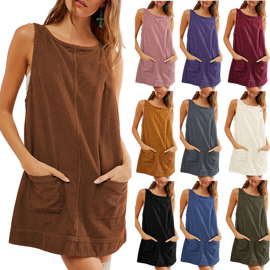 Robe décontractée à poches pour femmes Chic und Stil