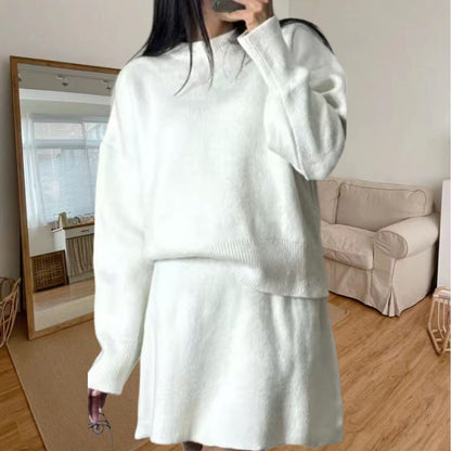 Robe en tricot pour femmes avec des manches volumineuses et une coupe décontractée Chic und Stil