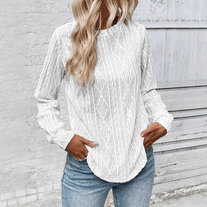 Pull en maille pour dames avec design structuré Chic und Stil