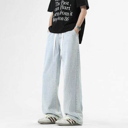 Casual loose pants for men with elastic waistband and pockets Chic and Style