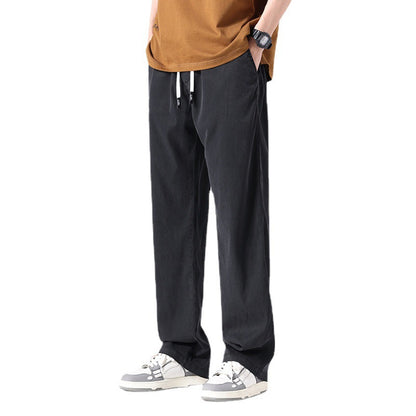 Casual pants for men with a loose fit and elastic waist Chic und Stil