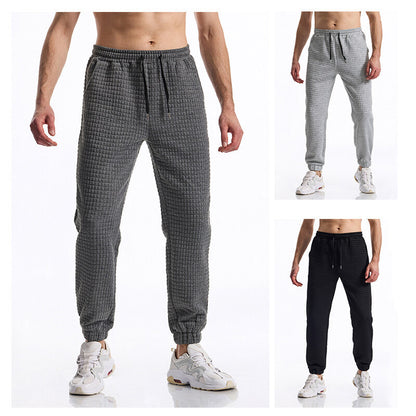Comfortable sweatpants for men with high waist and elastic comfort Chic and Style