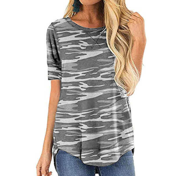T-shirt pour femmes avec un motif léopard moderne et une coupe ample Chic und Stil