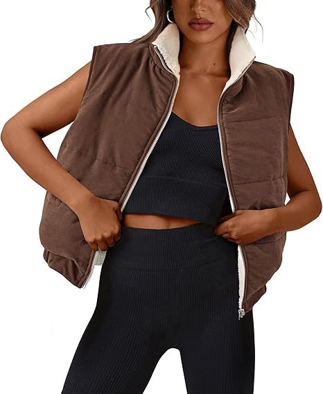 Dames gilet matelassé avec intérieur doux Chic und Stil
