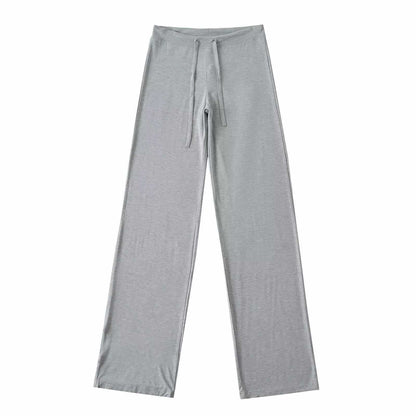 Chic and Style casual wide jersey pants for women