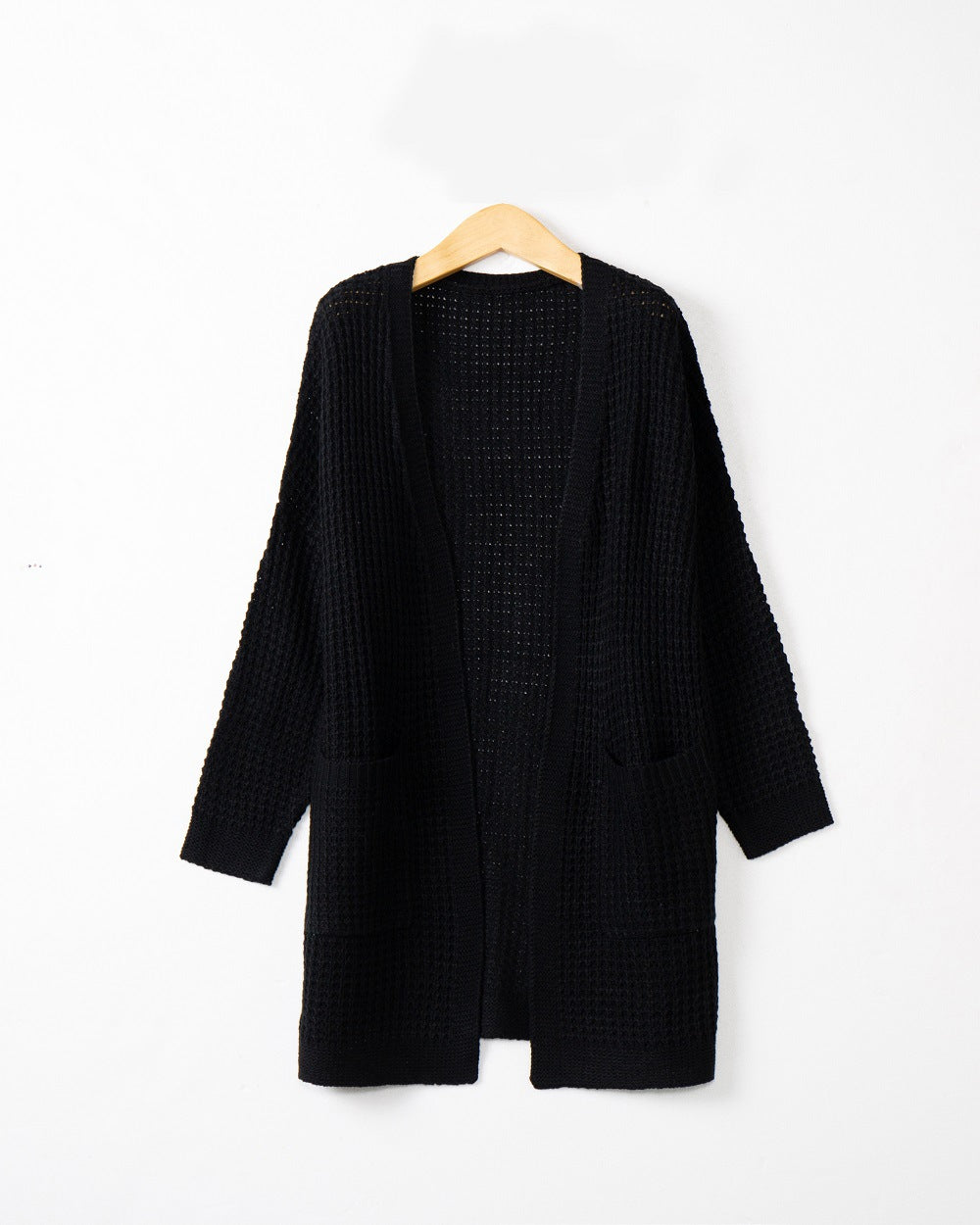 Cardigan en tricot décontracté pour femmes avec poches et coupe ouverte Chic und Stil
