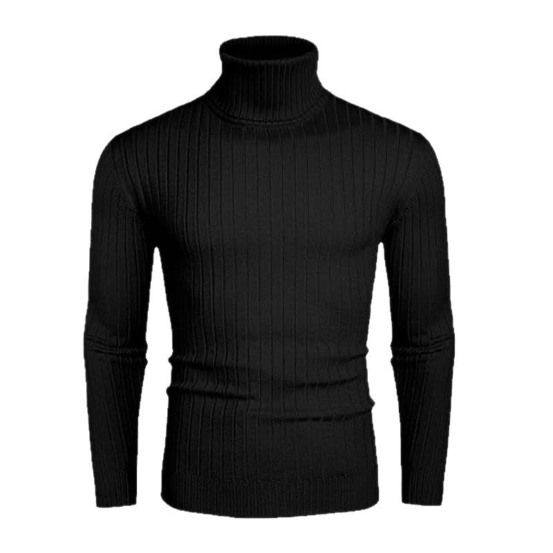 high-quality turtleneck pullover for men with a fine rib structure Chic and Style