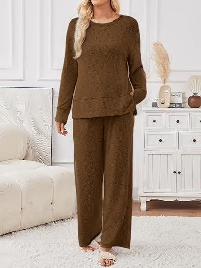 Dames ensemble lounge douillet à coupe ample Chic und Stil
