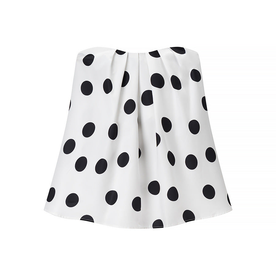 Dame culotte à pois avec taille élastique Chic und Stil