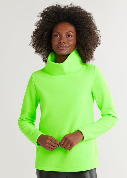Pull à col roulé en polaire élégant pour femmes Chic und Stil