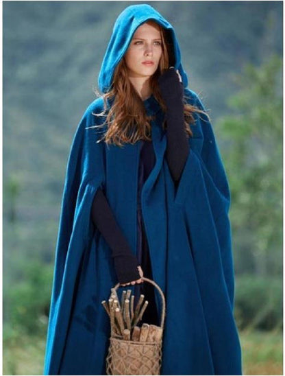 Dames élégante cape à capuche Chic und Stil