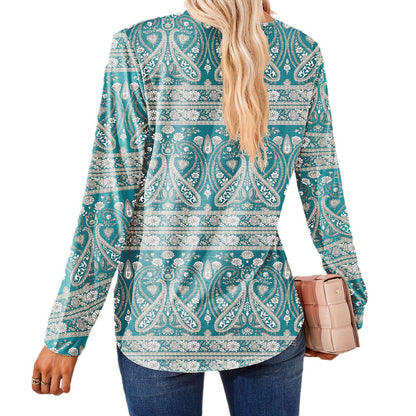 Blouse Élégante à Imprimé Floral pour Femmes Chic und Stil