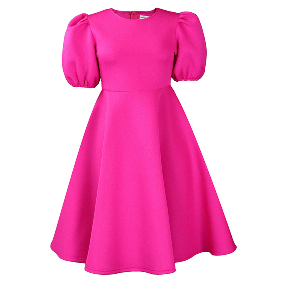 Robe skater pour femmes avec des manches volumineuses et une jupe évasée Chic und Stil