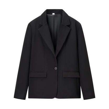 Dames élégant ensemble d'affaires avec blazer et pantalon large Chic und Stil