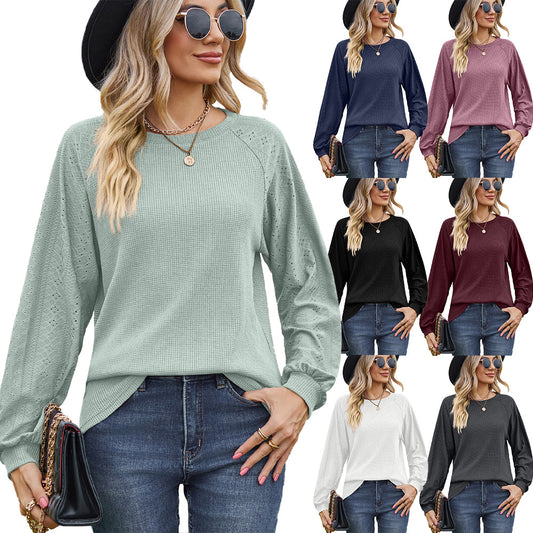 Pull décontracté pour femmes avec des détails en tricot à la mode Chic und Stil