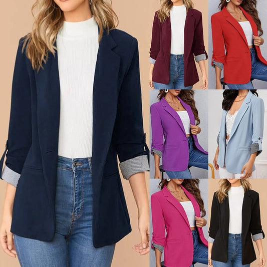 Blazer à la mode pour dames avec doublure intérieure chic Chic und Stil