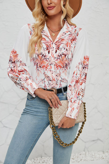 Blouse élégante pour femmes avec imprimé floral et manches larges Chic und Stil