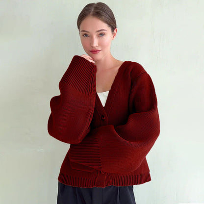 Dames cardigan avec des manches larges et des poches pratiques Chic und Stil