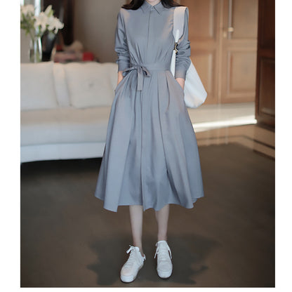 Robe chemise élégante pour femme avec ceinture réglable Chic und Stil