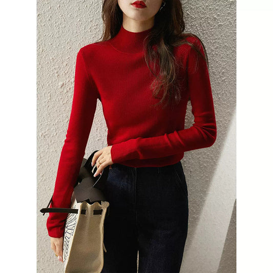 Haut ajusté à col montant pour femme Chic und Stil