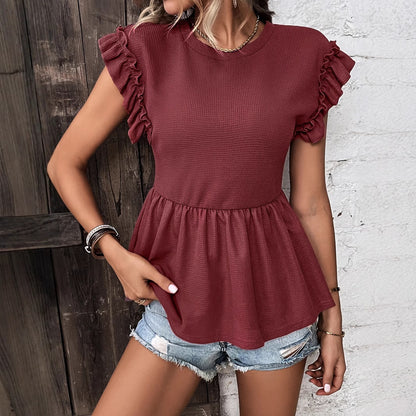 Robe haut élégante avec des détails volumineux en dentelle Chic und Stil