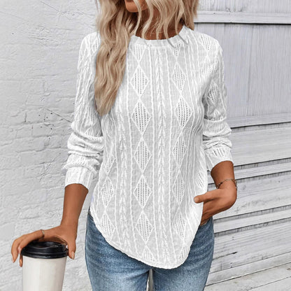 Pull en maille pour dames avec design structuré Chic und Stil