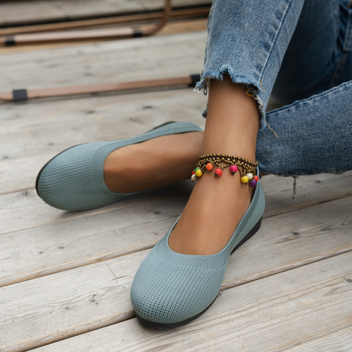 Ballerines élégantes et confortables pour dames avec tige respirante Chic und Stil