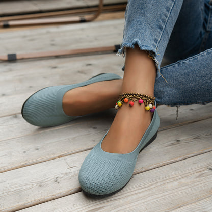 Ballerines élégantes et confortables pour dames avec tige respirante Chic und Stil