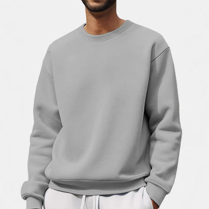 Casual pullover for men with dropped shoulders Chic and Style