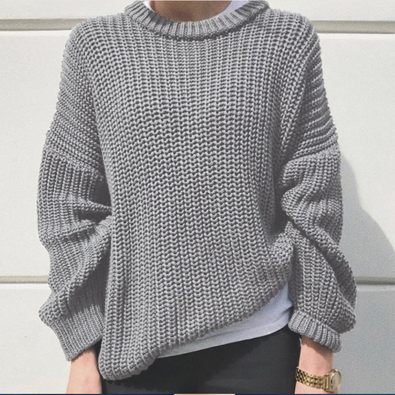 Pull en tricot oversize pour femmes avec finition texturée Chic und Stil
