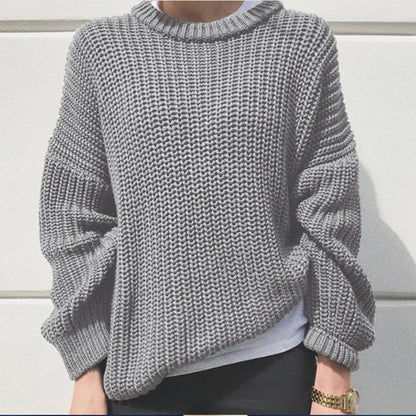 Pull en tricot oversize pour femmes avec finition texturée Chic und Stil