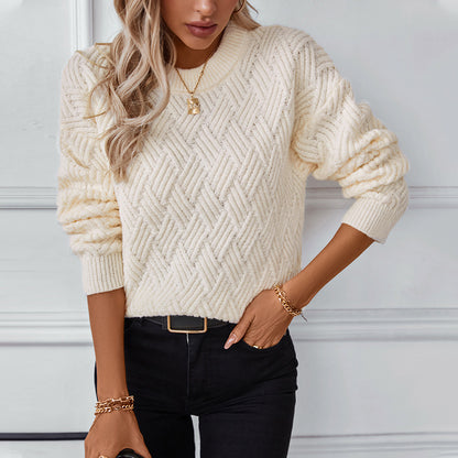 Pull en tricot pour femmes avec un motif structuré moderne et une coupe confortable Chic und Stil