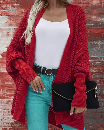 Dames cardigan en tricot à alvéoles Chic und Stil