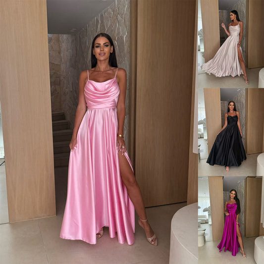 Robe de soirée A-ligne classique Chic und Stil pour femmes