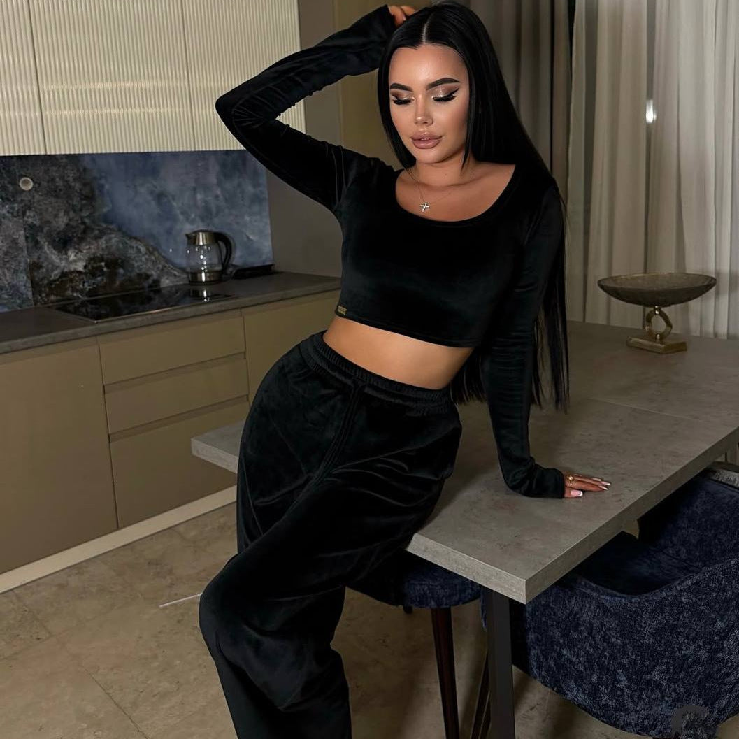 Dames Ensemble de salon élégant et décontracté Chic und Stil